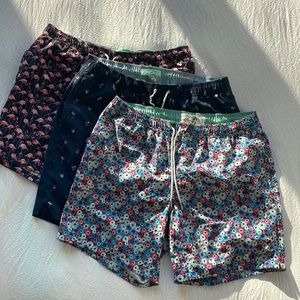 3 pairs Bonobos Swim Trunks Size Large